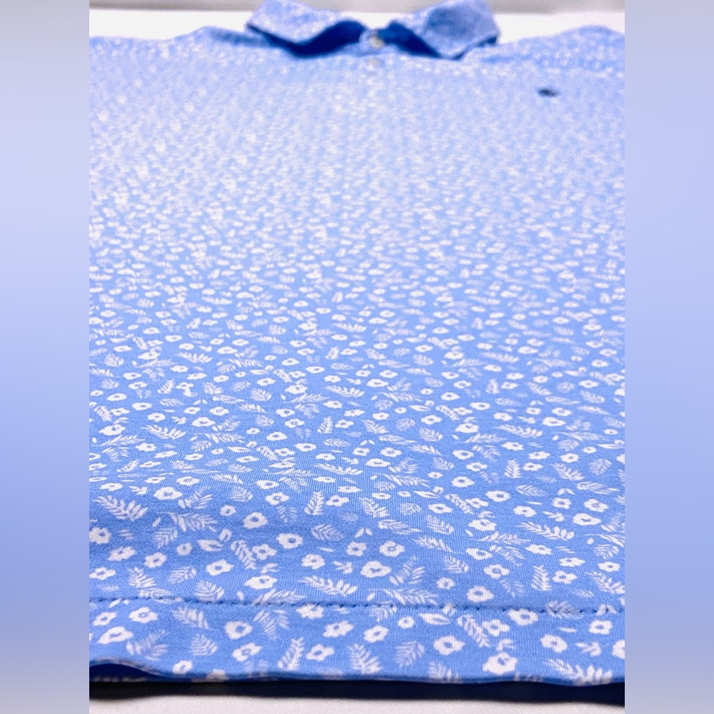 Ralph Lauren Light Blue Floral-Print Polo Shirt - Picture 5 of 8